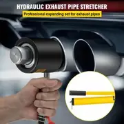 Hydraulic Exhaust Pipe Expander, 1-5/8" to 4-1/4" size, 10 T Manual Hydraulic Pipe Stretcher with 4 Dies and 2 Storing Case for Copper, Aluminum Tubes in Car Repairing