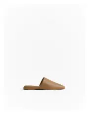 [Trenery] Darling Leather Mule in Camel