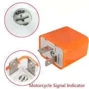 2Pin 12V Motorcycle Blinker Adjustable LED Flasher Relay Turn Signal Indicator