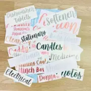 Custom design and font vinyl stickers | Personalised Name decal | Balloon | Car