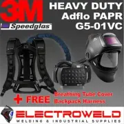 3M Speedglas Welding Kit: Helmet G5-01, Adflo PAPR, Hose Cover, Backpack 617830