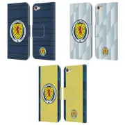 SCOTLAND NATIONAL FOOTBALL TEAM KITS LEATHER BOOK CASE FOR APPLE iPOD TOUCH MP3