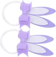 [HAPINARY] 2pcs Baby Girls Headbands Rabbit Ears Headband Bunny Ear Headbands for Party Elastic Hair Accessories for Boys and Girls