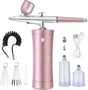 Byttlerom Cordless Mini Airbrush with Compressor Set with 0.3mm Nozzle Makeup Oxygen Machine B 1Set