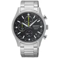 在飛比找PChome24h購物優惠-SEIKO 精工 CS系列 三眼計時腕錶 39.5mm (8