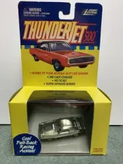 JOHNNY LIGHTNING Thunderjet 500 Plymouth Cuda Pull Back HO Scale Car NIB