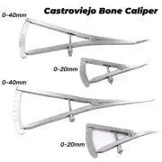 Dental Orthopedic Gauge Castroviejo Bone Caliper Stainless steel Measuring Ruler