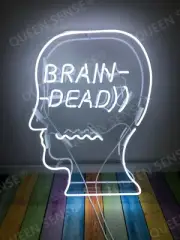 Brain Dead Neon Sign Light Lamp 24"x20" Cute Wall Decor Display With Dimmer VH