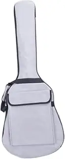Hellery Folk Guitar Carrying Case Portable Storage Bag for Concert And Home, Gray