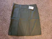$168 BCBG Max Azria Olive Green Linen Blend Pencil Skirt 8 NWT