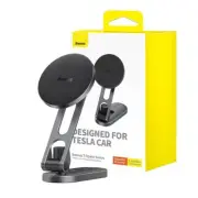Baseus T-Space Series Folding Metal Car Mount Magnetic Phone Holder for TESLA