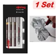 1 set rOtring Isograph 0.2,0.3,0.5 drafting pen set mechanical pencil & ink tube