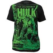 Marvel Incredible Hulk Monster Unleashed Adult T-shirt - Officially Licensed