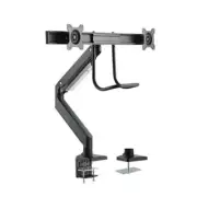 Brateck Dual Monitors Heavy Duty Gas Aluminum Spring Monitor Arm