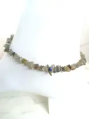 Natural Labradorite Chip Anklet | Lucky Anklet | Anklet for Women | BoHo Anklet