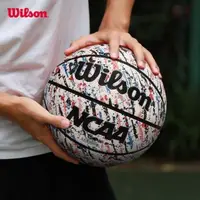 在飛比找蝦皮購物優惠-Wilson威爾勝NCAA潑墨7號球成人耐磨PU室內外通用比