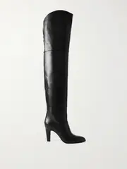 [Chloé] Chloé - Eve Leather Over-the-knee Boots - Black - IT39 IT 39 Black