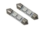36mm SMF2 LED Bulb Blue Pair Diode Dynamics (for: Volkswagen)
