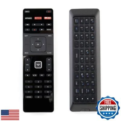 XRT500 Dual Side QWERTY Keyboard Replace Remote fit for 2015 2016 VIZIO Smart