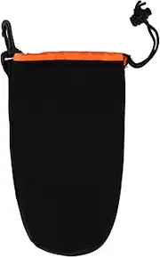 NUOBESTY Neoprene Lens Pouch Bag for Camera Durable Protection for Lens Accessories Easy Pull Cord Design for Professional and Hobbyist Photographers