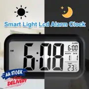 Time Digital Backlight Electronic Alarm Clock Calendar+Thermometer Led