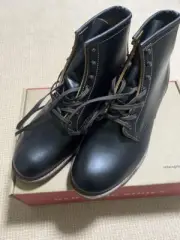 Red Wing 9060 Beckman Boot Flat Box Width D Black Men Size 10D High Top Leather