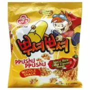 Ottogi Ottogi Noodle Snack, 3.17 oz Spicy Rice Cake Flavor (12 Pack)
