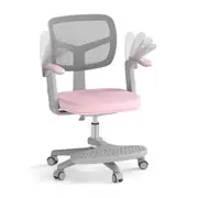Costway Swivel Chair Height Adjustable Ergonomic Computer Desk Chair Mesh Office Task Chair Teens Pink