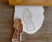 Art Michelangelo David Sculpture Leonardo Da Vinci Ancient Cookie Cutter