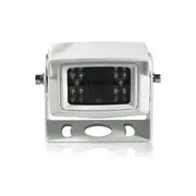 Elinz Heavy Duty Reverse Camera CCD IR Night Vision Trailer Caravan Rearview Reversing Cam White without 4 PIN Cable