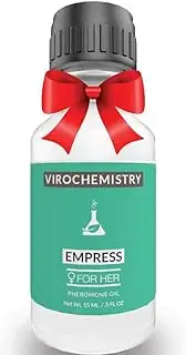 Pheromones For Women (EMPRESS) - Elegant, Ultra Strength Organic Fragrance Body Perfume Oil 15mL Concentrate [Human Grade Pheromones to Attract Men]