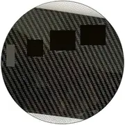 ABS Car Side, Compatible for Fender Knife Stickers Emblem Badge Decals Trim Styling, Compatible for Tesla Model Y 2021+ Carbon Fiber Anards Splitters(Matte Black)