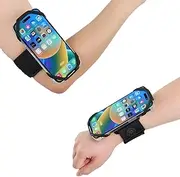 KCA_S3 Universal 360 Rotatable Detachable Armband Wristband MP3 Player Mobile Mount Holder for Gym Sports Running Exercise Jogging fits iPhone14131211 Max&Pro XR XS Samsung Galaxy Huawei Sizes 4.5to7"