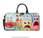 SPRAYGROUND SPONGEBOB SHARK CREW EMPEROR DUFFLE BAG LIMITED EDITION
