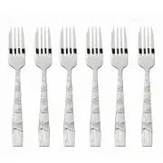 Sambonet Jungle Abstract Foliage Cake Forks, Set of 6