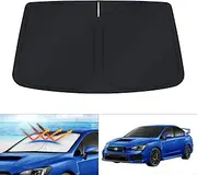 Custom Fit Windshield Sun Shade for 2017-2023 Subaru Impreza WRX Sedan Impreza WRX Hatchback WRX STI Accessories Window Shade Sun Visor Protector Foldable Blocks UV Rays