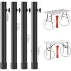 Stainless Steel Desk Leg Risers Folding Tables Leg Table Height Extenders