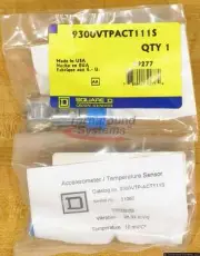 Square D 9300VTP-ACT111S Accelerometer/Temperature Sensors, NEW!