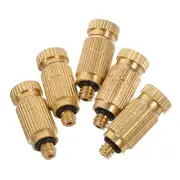 5Pcs Cooling Systems Nozzle Heads High Pressure Misting Nozzles Garden Hose