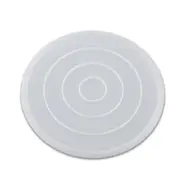 Large Silicone Moulds Kit Resin Coaster Fruit Plate Tray Round Mould DIY