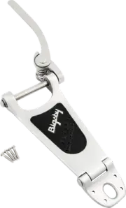 Bigsby B6 Guitar Vibrato Tailpiece, Polished Aluminum Chrome, Extra Short Hinge