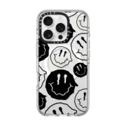 iPhone 16 Pro Clear Case MagSafe Compatible Black Smile