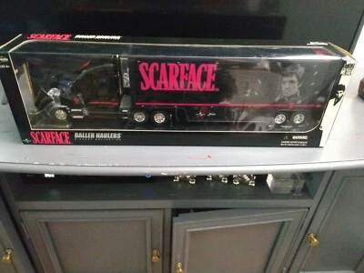 Vintage Scarface tractor trailer Big 1:32 diecast ballers haulers nib Jada