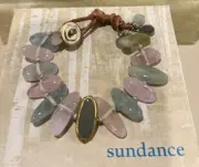 NWT Sundance Catalog Nava Zahavi Aquamarine Gold “Close Ties Bracelet” $595