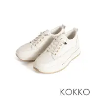 在飛比找momo購物網優惠-【KOKKO 集團】實穿好搭軟Q厚底休閒鞋(白色)