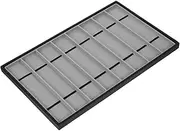 Veemoon Compartment Watch Display Tray Watch Storage Box for Retail and Exhibitions 8-slot Watch Organizer for Men Women Watch Holder