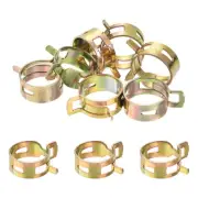 ID 18.5mm 3/4inch Fuel Line Hose Clips,Pipe Clamps,Spring Hose Clamp,10PCS