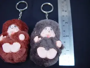 Cubee -Q比*日本 夢奇奇 娃娃 絨毛 吊飾 鑰匙圈 (一組兩隻)