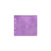200 double sided Plastic Blinder Sleeves for CD DVD BD-R PURPLE COLOUR HOLD 400