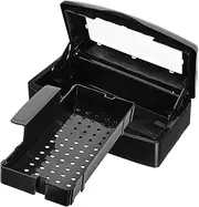 EPIGEIST Manicure Box Nail Art Tool Cleaning Tray for Storage Case for Salon Home Use Convenient Tool Organization Smooth Wear Resistant Design